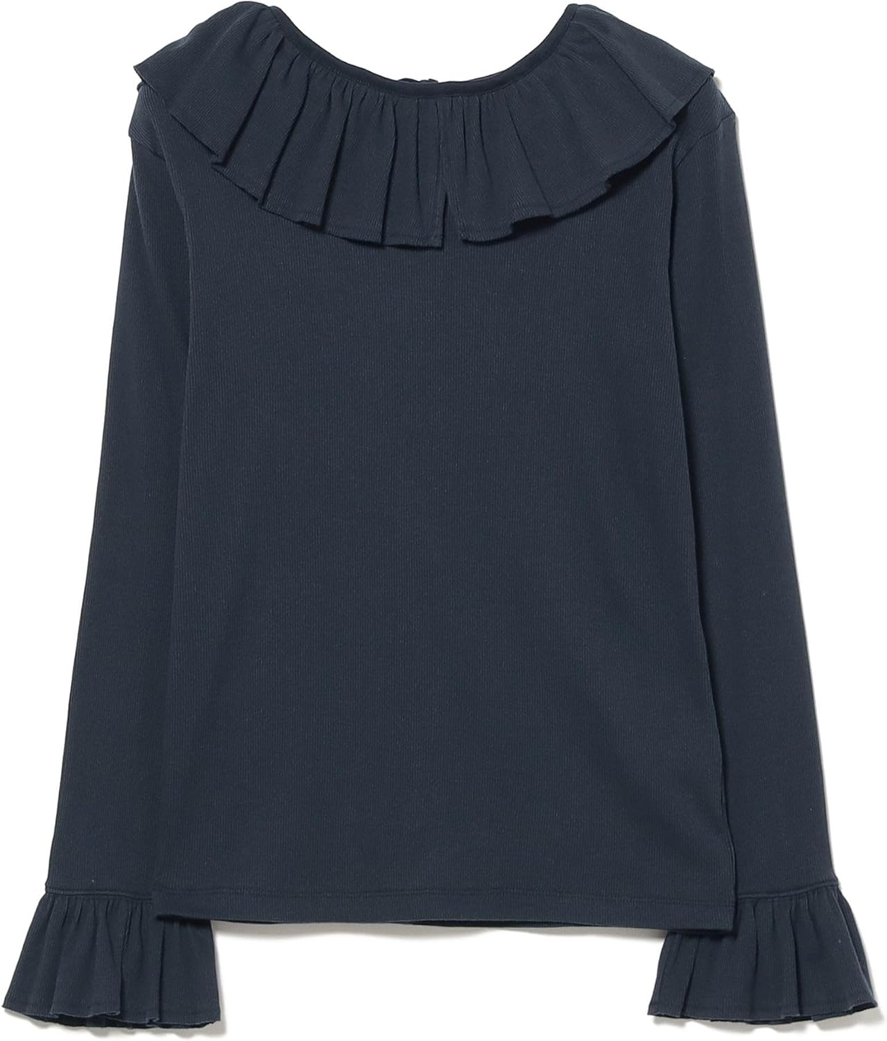 ノコオーノ ジャケット 38 ツイード縮み加工フリル 花 秋冬 フォーマル